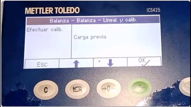 Калибровка весов Mettler Toledo модели  ICS425