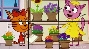 ТРИ КОТА - КАРАМЕЛЬКА И ЛАПОЧКА СОБИРАЕМ ПАЗЛЫ КУБИКИ THREE CATS