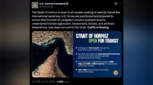 Ормузский пролив «открыт«Трамп и его военные из кожи вон лезут, чтобы показать миру силу но суда сто