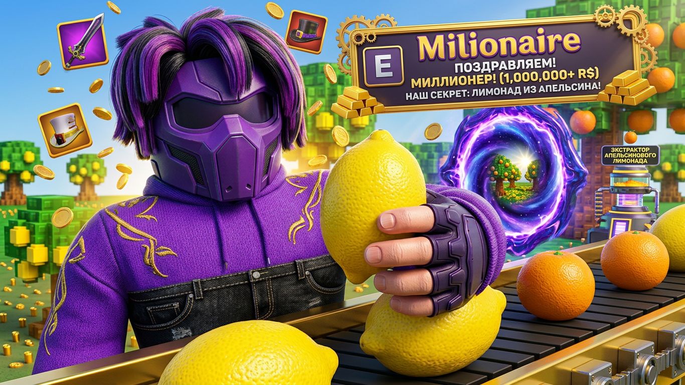 😱От 0$ до 1T$, Но НА ПРОДАЖЕ ЛИМОНОВ в Роблокс!