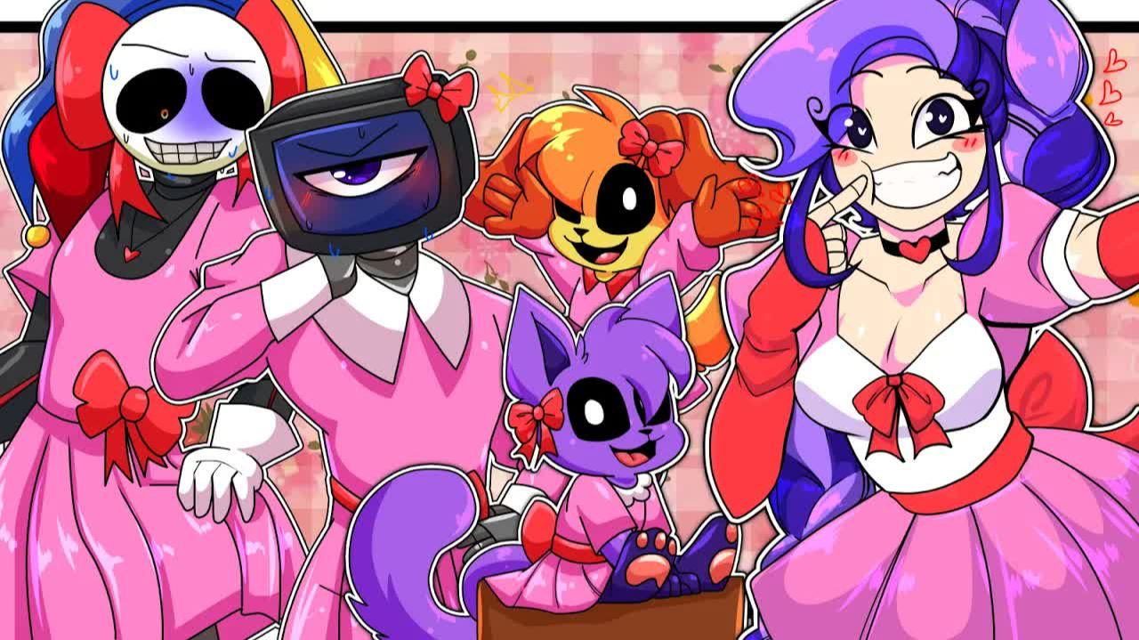Лили Лавбрейдс и Харли Сойер: Прекрасный макияж ┃ Poppy Playtime Глава 5 ┃ Комикс дуб смотреть онлайн
