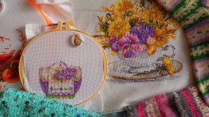 ВЛОГ 16/26 ✅️ФИНИШ 👏ГОТОВЫЕ РАБОТЫ 🧶ПРОГУЛКА 💐💐💐