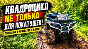 ДЛЯ ЧЕГО НУЖЕН КВАДРОЦИКЛ? CFMOTO 1000 в деле.