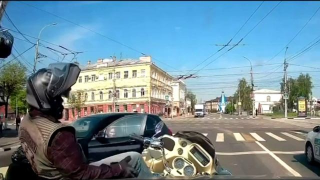 Мотоциклисту досталось