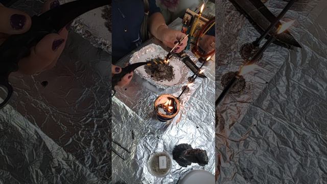 Ритуал. Снимаем порчу чёрная накидка.