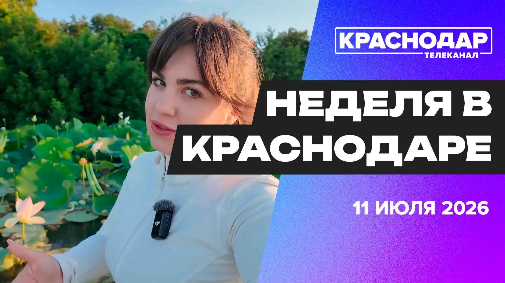 Неделя в Краснодаре. Ситуация с топливом, новая школа, защита от солнца и расцветшие лотосы смотреть онлайн