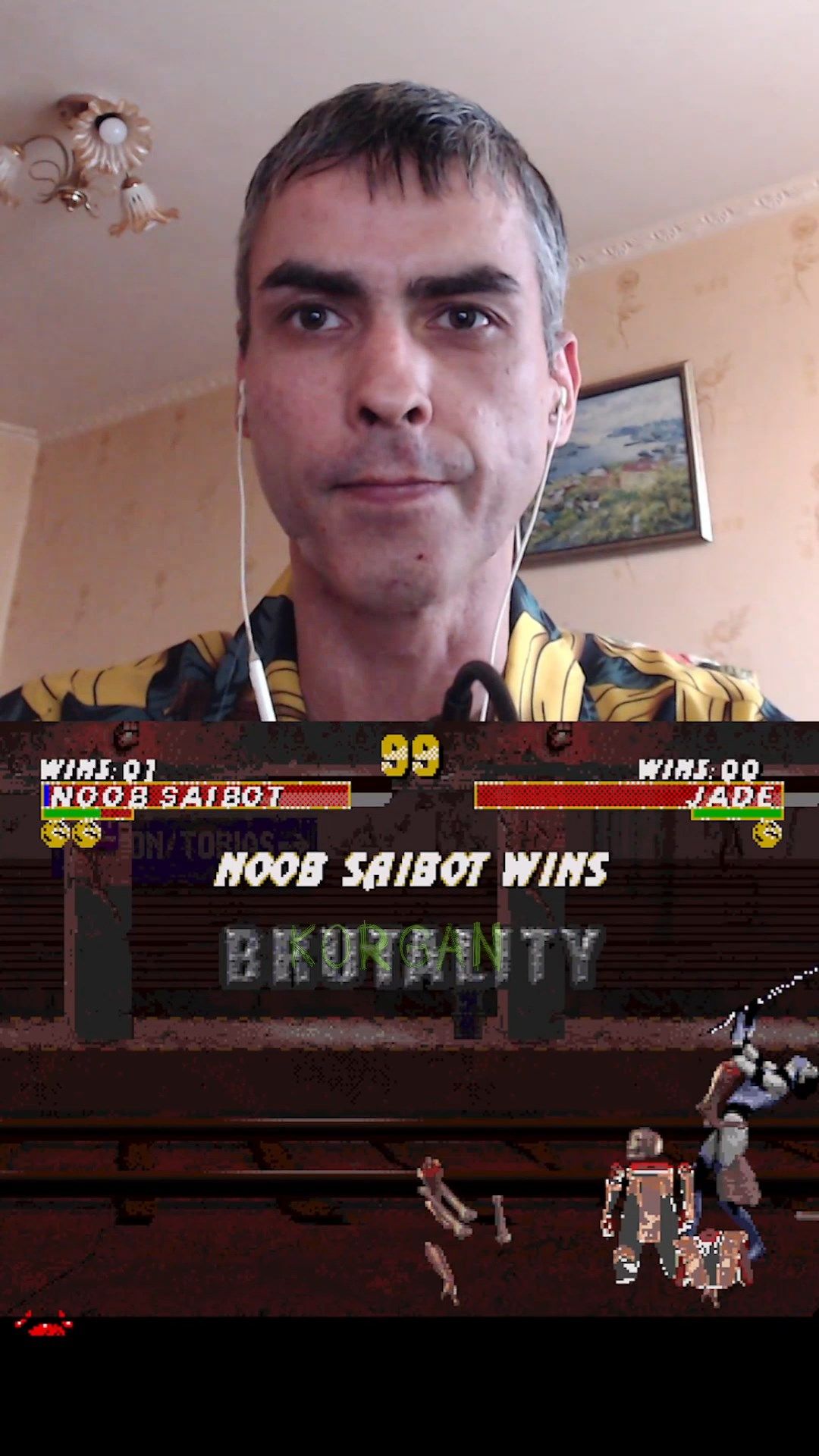 UMK3 Noob Saibot добивается своего