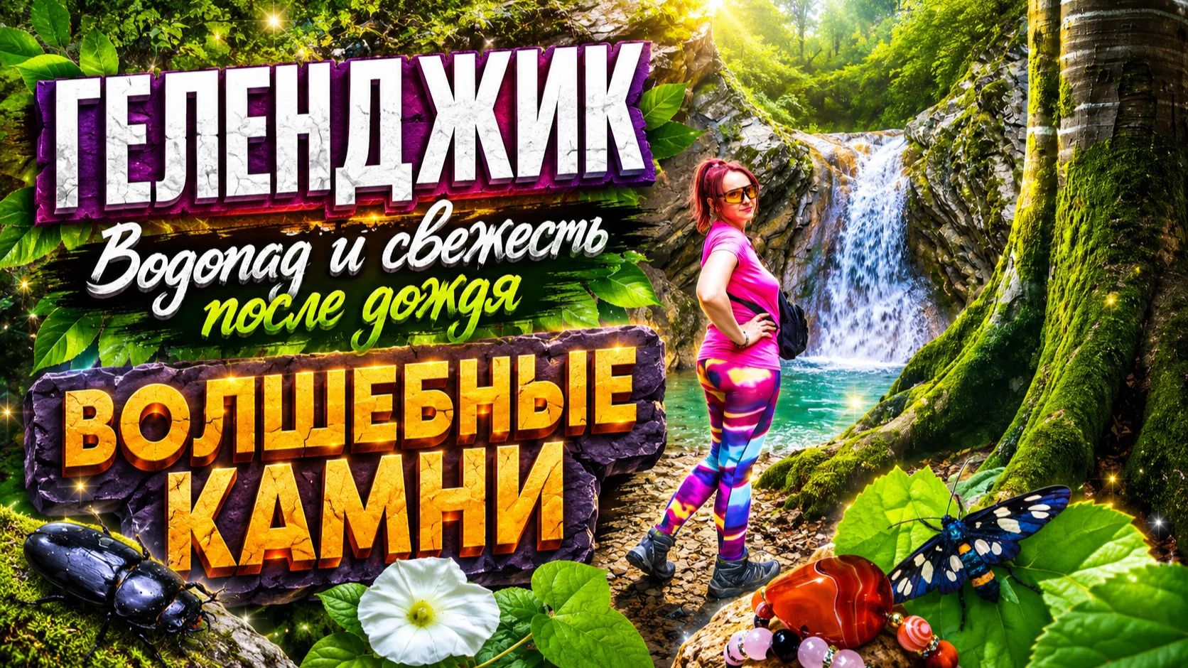 #177 Геленджик Водопад и Волшебные камни #sumkiberry #леснаяцаревна #пойдемсомной смотреть онлайн