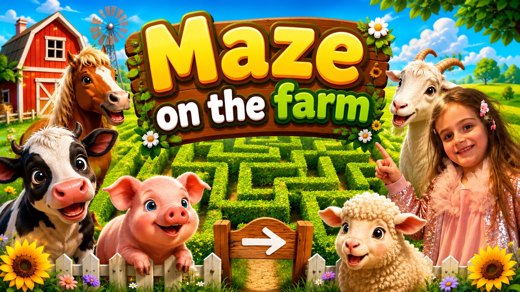 Maze on the farm смотреть онлайн