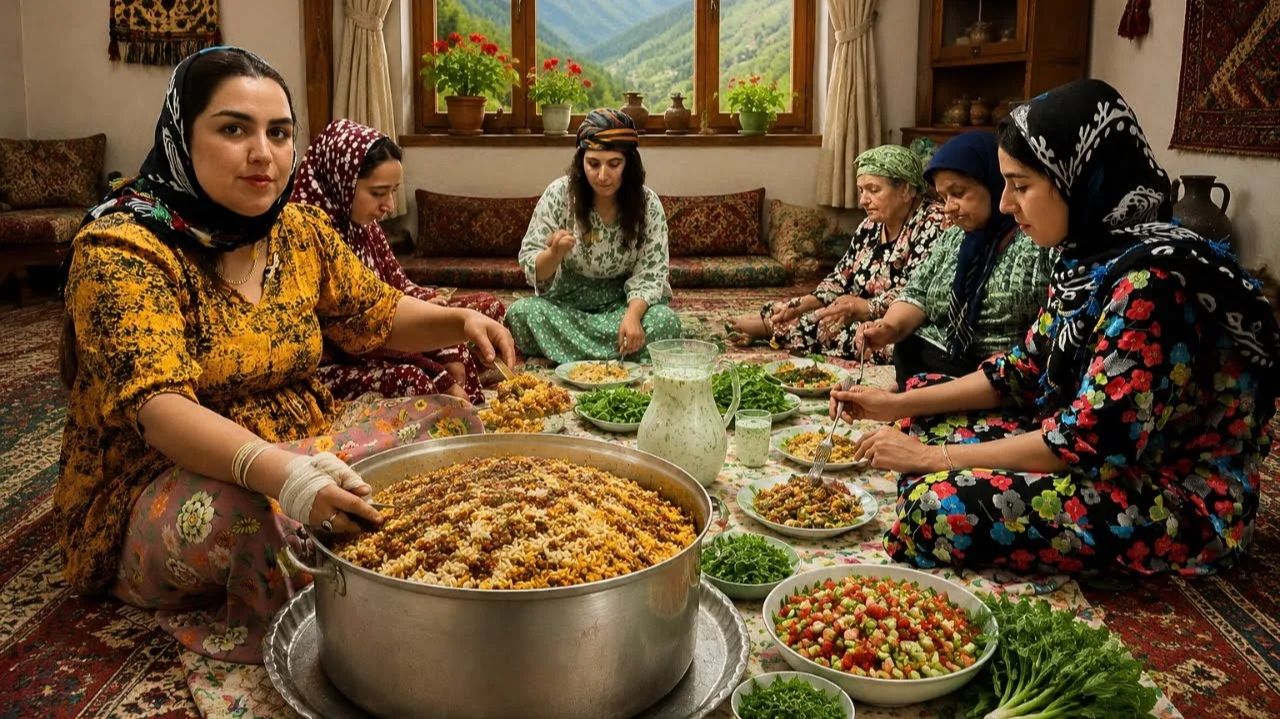 Бабушка стирает ковры, девочки готовят рис с фасолью и лесные традиции смотреть онлайн
