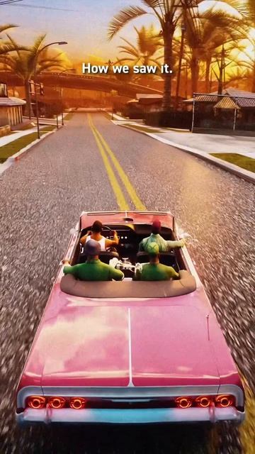 Driving home with the crew after another mission. Grand Theft Auto: San Andreas (2004) смотреть онлайн