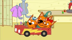🐱ТРИ КОТА🚘МАШИНКА НА ПУЛЬТЕ УПРАВЛЕНИЯ⚡️