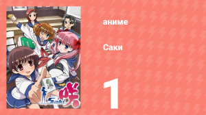 Саки 1 серия (аниме-сериал, 2009)