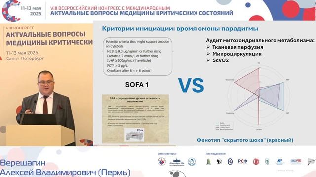 Экстракорпоральные технологии при критических состояниях Верещагин А.В.
