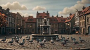 He Gave His Umbrella  - THREE-QUARTER TOWN - Он отдал свой зонтик