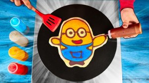 ПОВТОРИЛИ НЕВЕРОЯТНУЮ УЛИЧНУЮ ЕДУ! ПАНКЕЙК-РИСУНОК, СУШИ-ПИЦЦА, ЛЕПËШКА ПРИГОТОВЛЕННАЯ В КАМНЯХ!