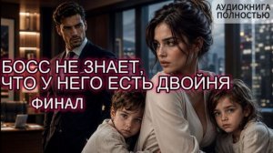БОСС НЕ ЗНАЕТ, ЧТО У НЕГО ЕСТЬ ДВОЙНЯ | ФИНАЛ | АУДИОКНИГА ПОЛНОСТЬЮ | ЛЮБОВНЫЙ РОМАН