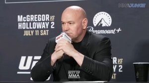 Реакция Даны Уайта на бой Конора Макгрегора UFC 329