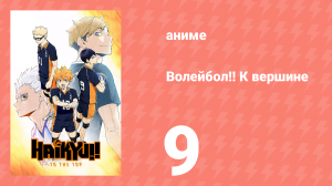 Волейбол!! К вершине 9 серия (аниме-сериал, 2020)