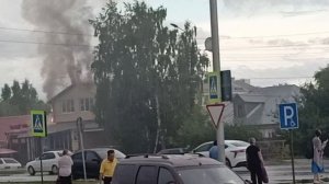 Арзамас.Пожар в кафе.июль 2026