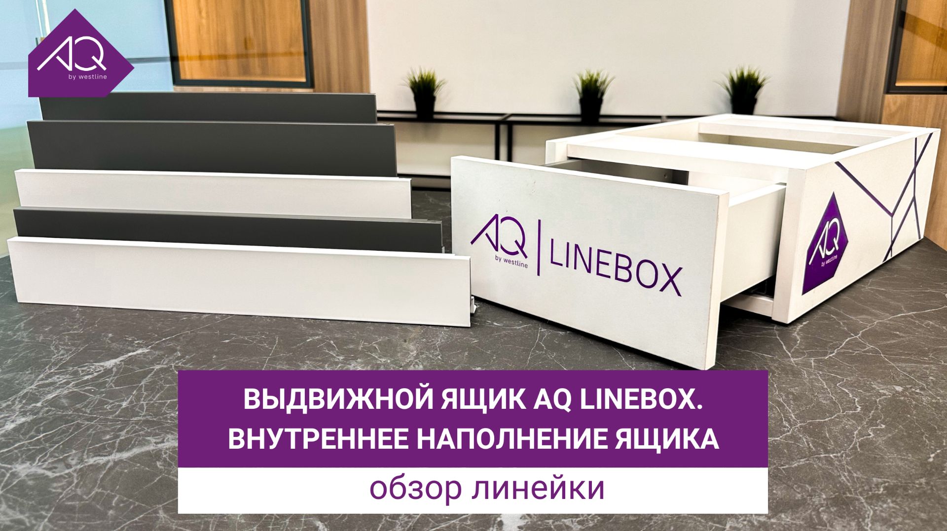 Выдвижной ящик AQ LINEBOX и наполнение: обзор линейки