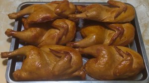Курица горячего копчения в домашних условиях по собственному рецепту)