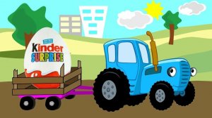 СИНИЙ ТРАКТОР 🚜🚜🚜И ЯЙЦО СЮРПРИЗ 🥚🥚🥚