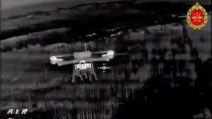 Уничтожение БПЛА ВСУ операторами FPV-дронов ГрВ «Запад»