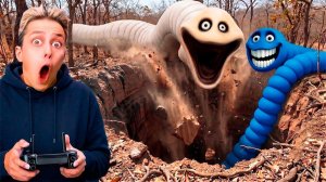 МОЙ ДРОН СНЯЛ ВСЕ HUNGRY WORM В РЕАЛЬНОЙ ЖИЗНИ!!!