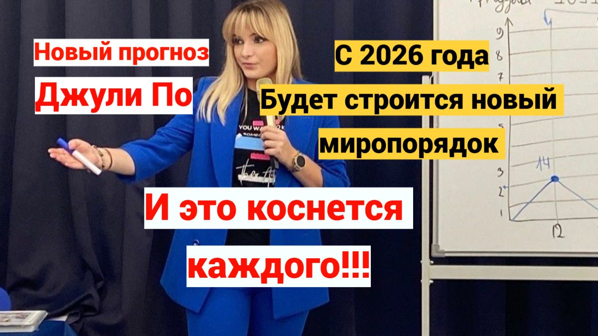 Предсказания Джули По на 2026-2035 год