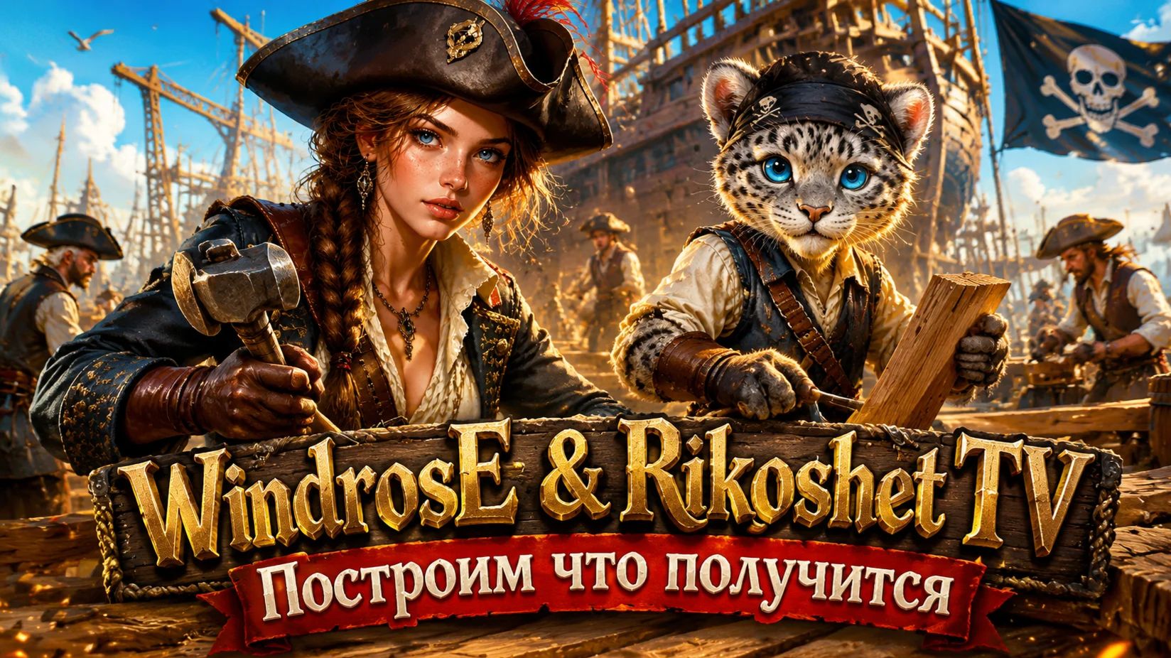 Windrose/ Стройка/ СТРИМ/ смотреть онлайн