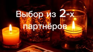 Выбор из 2-х партнёров
