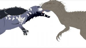 Не ждали боя? А вот ловите! indom vs ostealosaurus