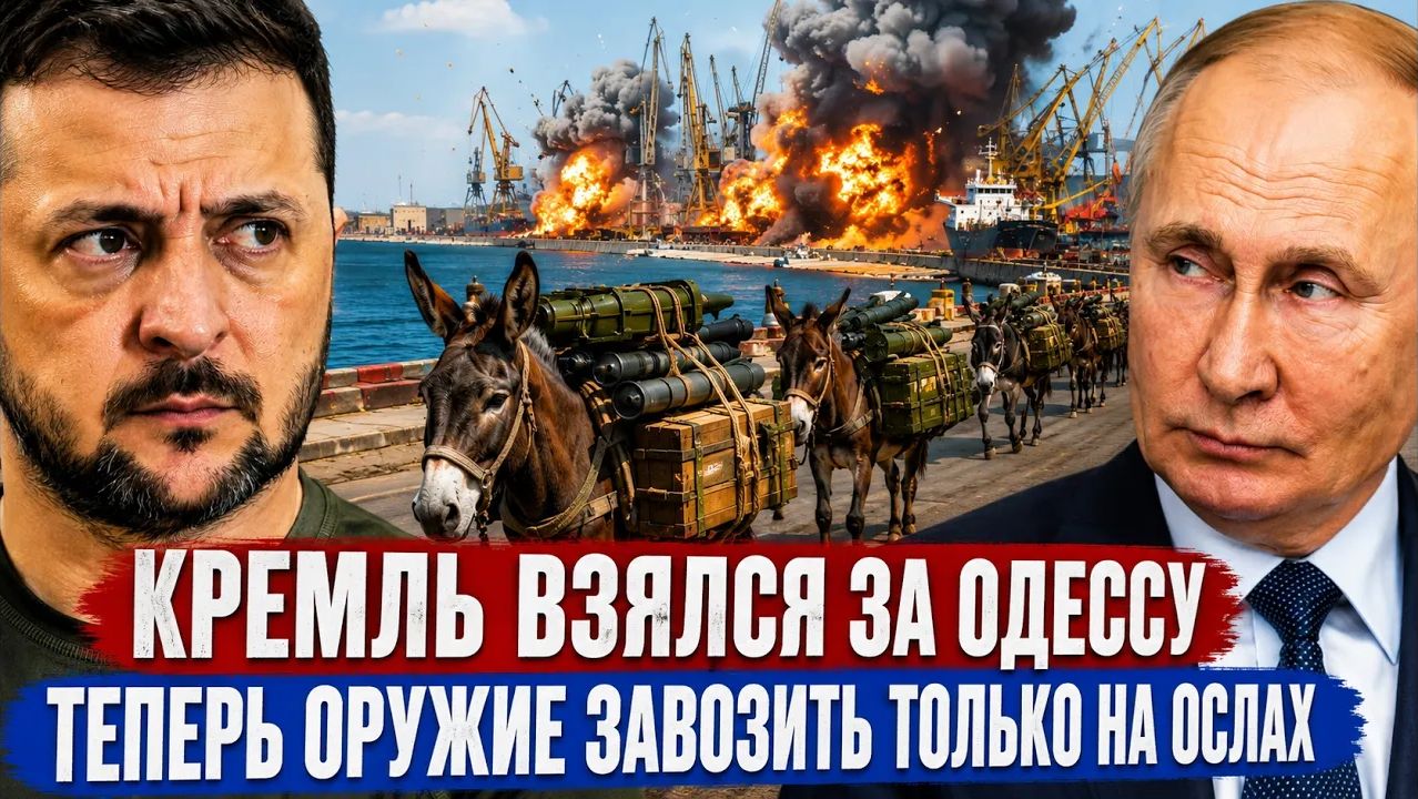 Экстренно! Киев завыл. Одесский порт в драбадан. Удар по поставкам оружия и техники смотреть онлайн