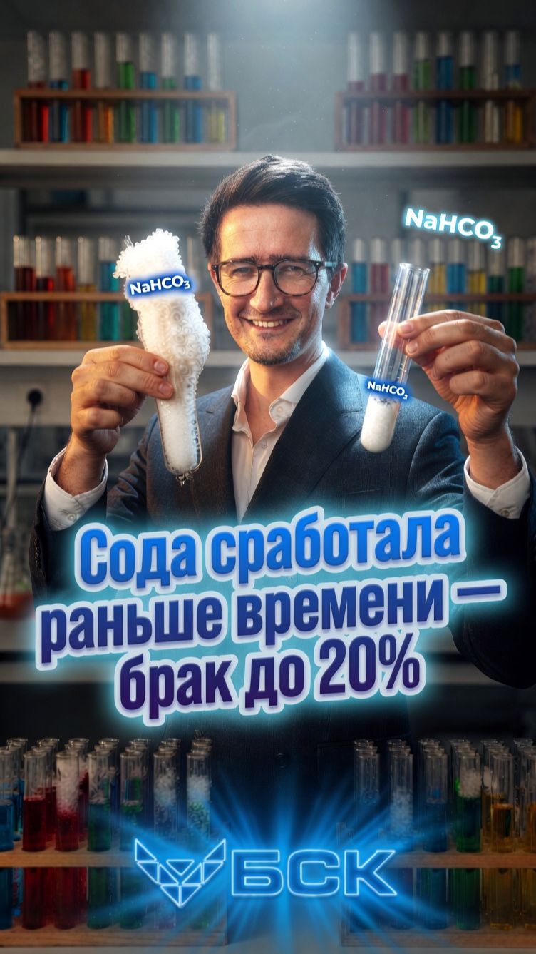 Сода начинает работать уже при 50–60 градусах. Но по-нормальному — только в печи, при 180–220.