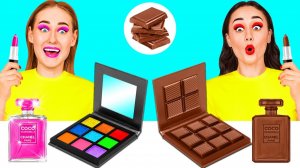 Челлендж. Шоколадная еда vs. Настоящая еда # Смешные ситуации с едой