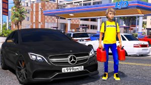 ОПЕРСКАЯ ЕЗДА В GTA 5 - ОГРОМНАЯ ОЧЕРЕДЬ НА ЗАПРАВКЕ! ЗАКОНЧИЛСЯ БЕНЗИН НА ОПЕРСКОЙ ЧЕТЫРКЕ! 🌊ВОТЕР