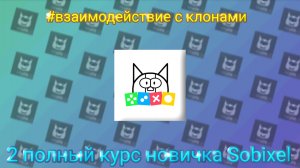 полный курс новичка sobixel №2 (туториал, сцены, клоны)