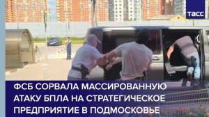 ФСБ сорвала массированную атаку БПЛА на стратегическое предприятие в Подмосковье