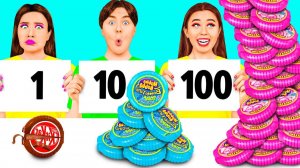 100 Слоев Еды Челлендж # Забавные Лайфхаки с Едой