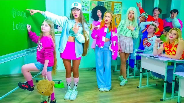 ДИАНА В ШОКЕ ! ДАНА ПОКОРЯЕТ BUNNY SCHOOL ! СЕСТРА ДИАНЫ ХОЧЕТ БЫТЬ НОМЕР ОДИН В BUNNY SCHOOL ! смотреть онлайн
