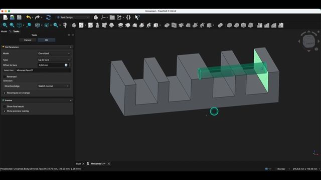 Режимы FreeCAD Pad и Pocket, ускоряющие моделирование смотреть онлайн