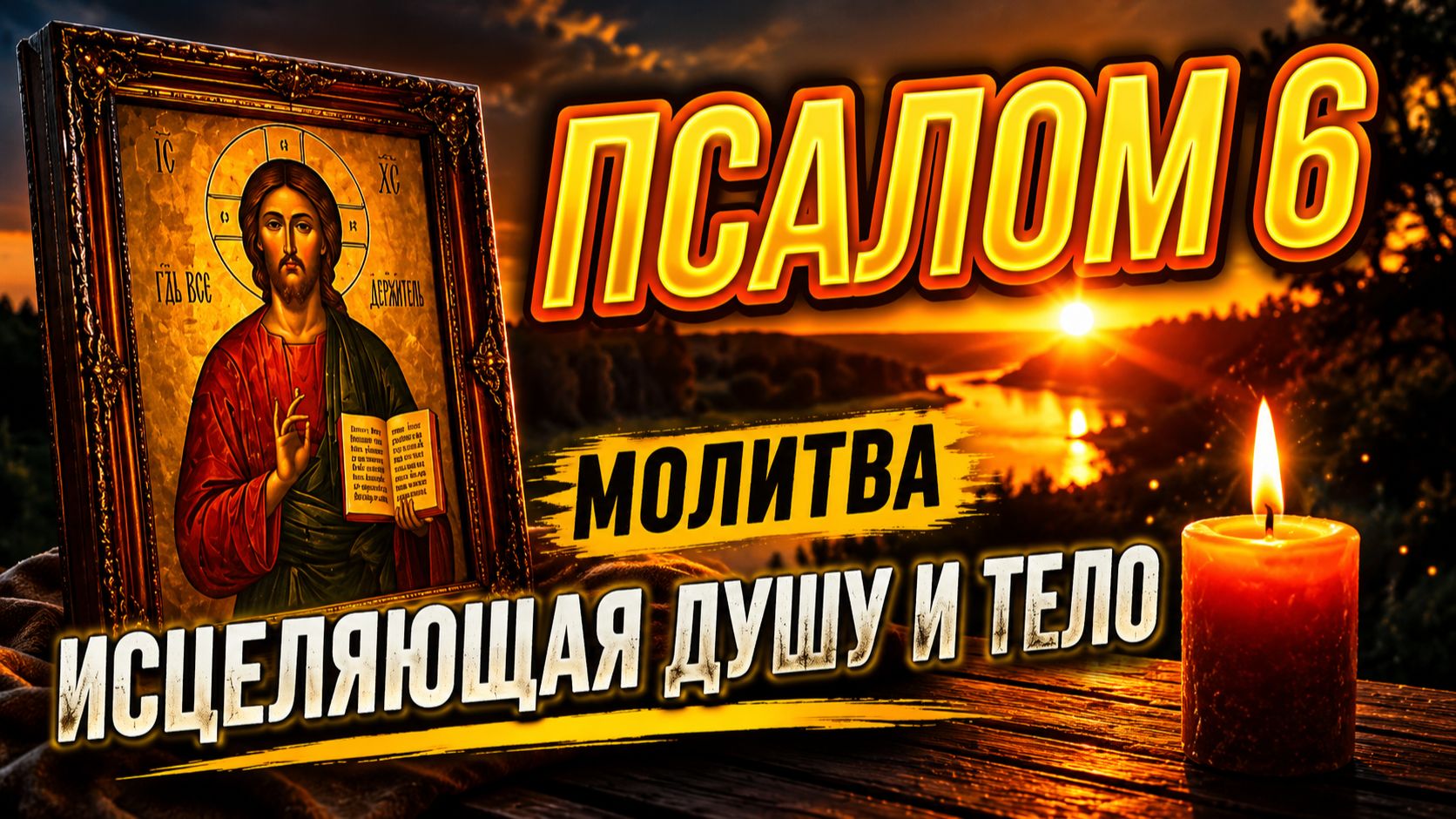 Псалом 6 для исцеления и чудес. Слушайте, когда боль невыносима