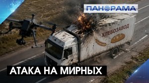 Дрон ВСУ одним ударом убил семью с ребёнком! Под прицелом грузовые авто и трассы