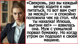 Истории из жизни. Свекровь, раз вы каждый вечер ходите к нам есть. Слушать рассказы Андрея Белого