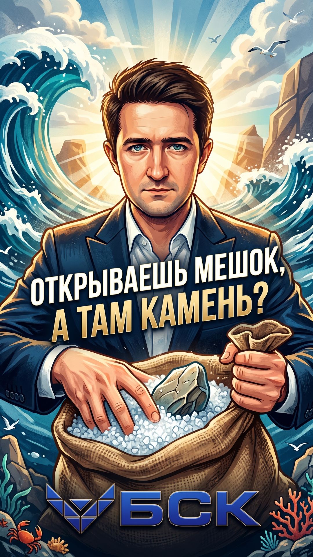 Открываешь мешок — а там камень