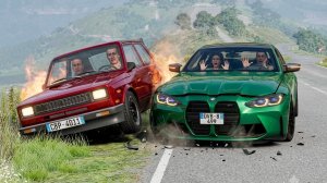 Аварии на дороге - BeamNG/Drive