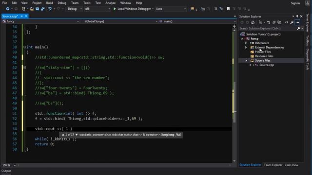 #47 C++ программирование игр. Средний уровень - Function Pointers functional. Урок 25 - Бонус смотреть онлайн