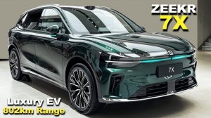 Обзор обновленного Zeekr 7X: роскошный электрический кроссовер с запасом хода 802 км