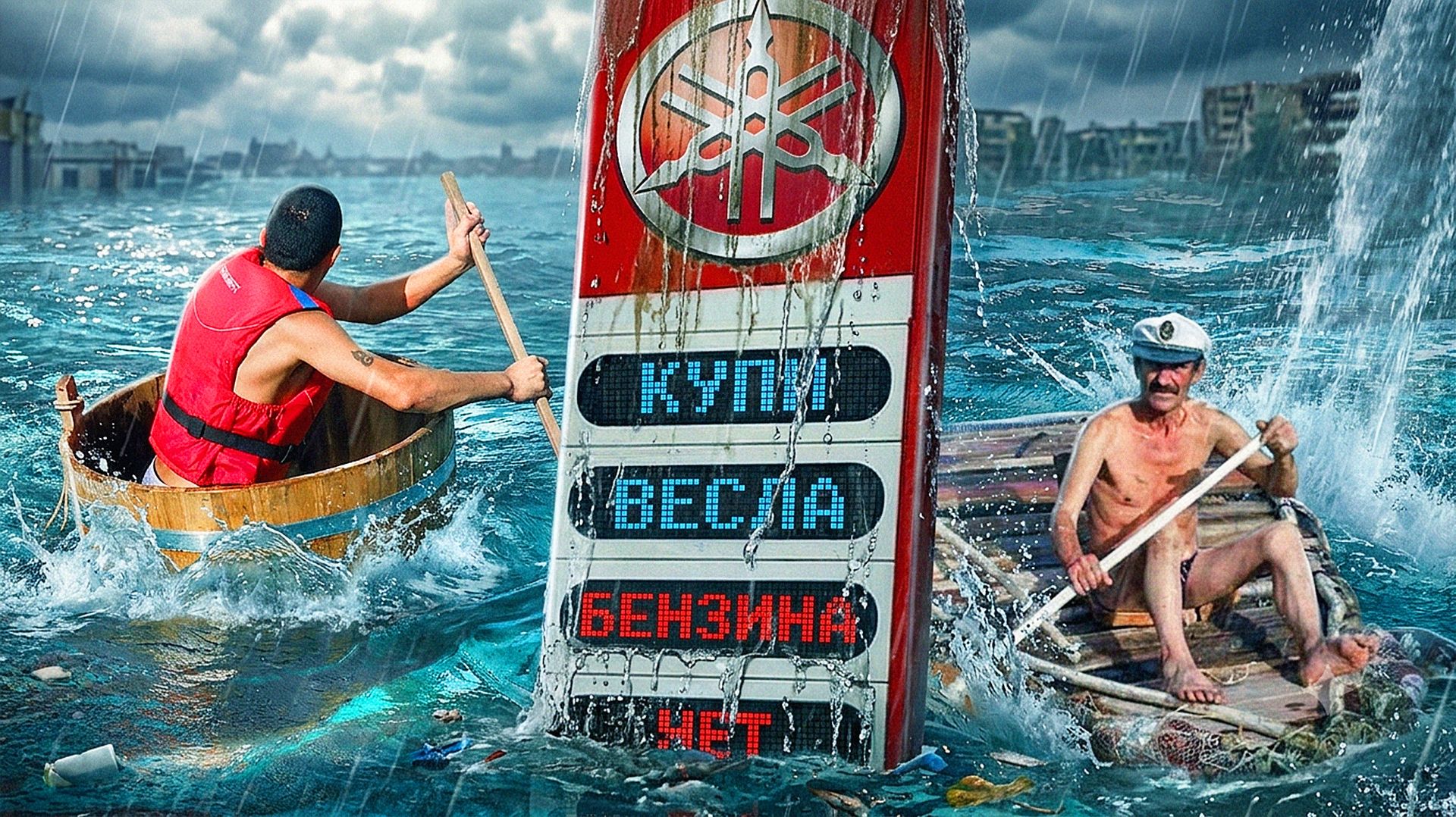 Бензина нет! Разбираемся, что можно лить в лодочные моторы!